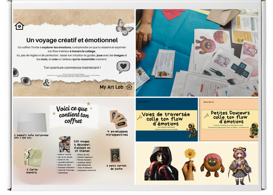 Coffret COLLE TON FLOW D’ÉMOTIONS – Libère ce que tu ressens et apaise ton esprit - Édition Flow