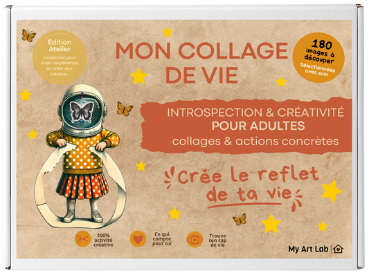 Coffret MON COLLAGE DE VIE – Clarifie ton parcours et vois où tu veux aller - Édition Atelier