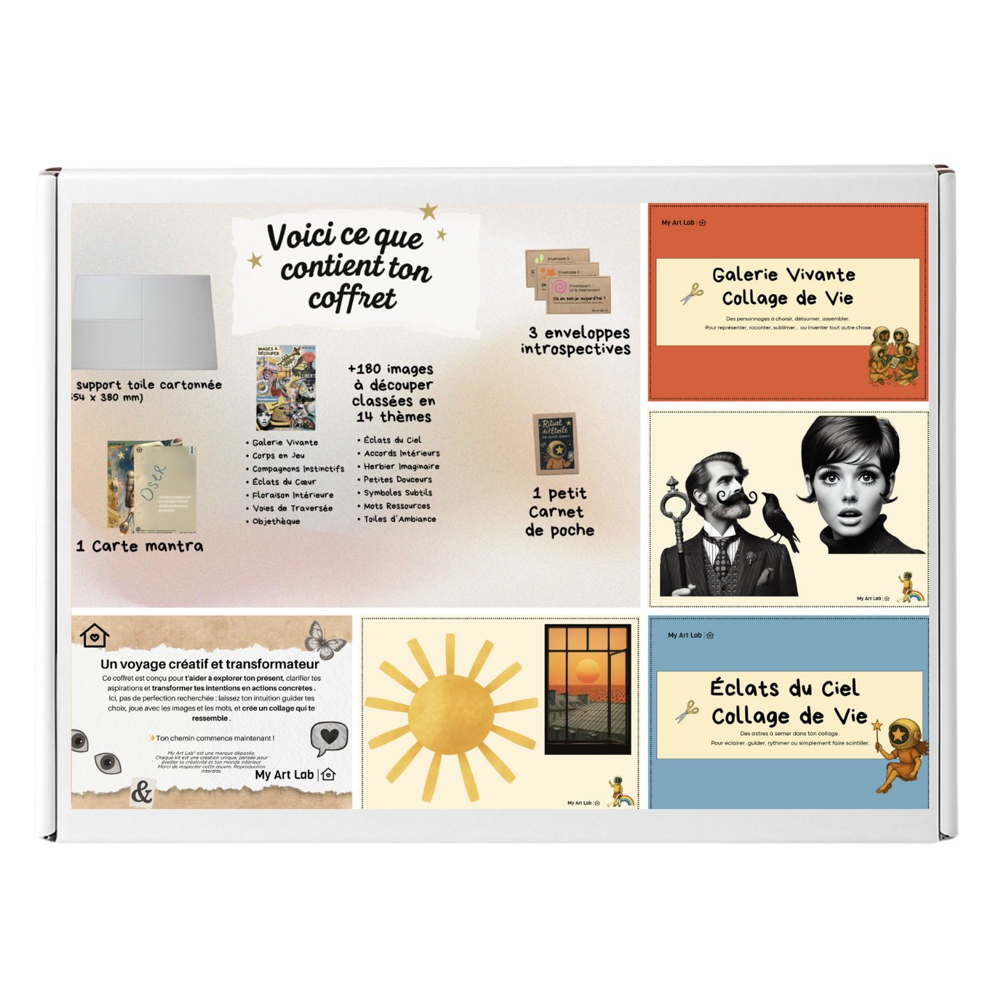 Mon Collage de Vie – Coffret créatif introspectif (Édition Atelier)