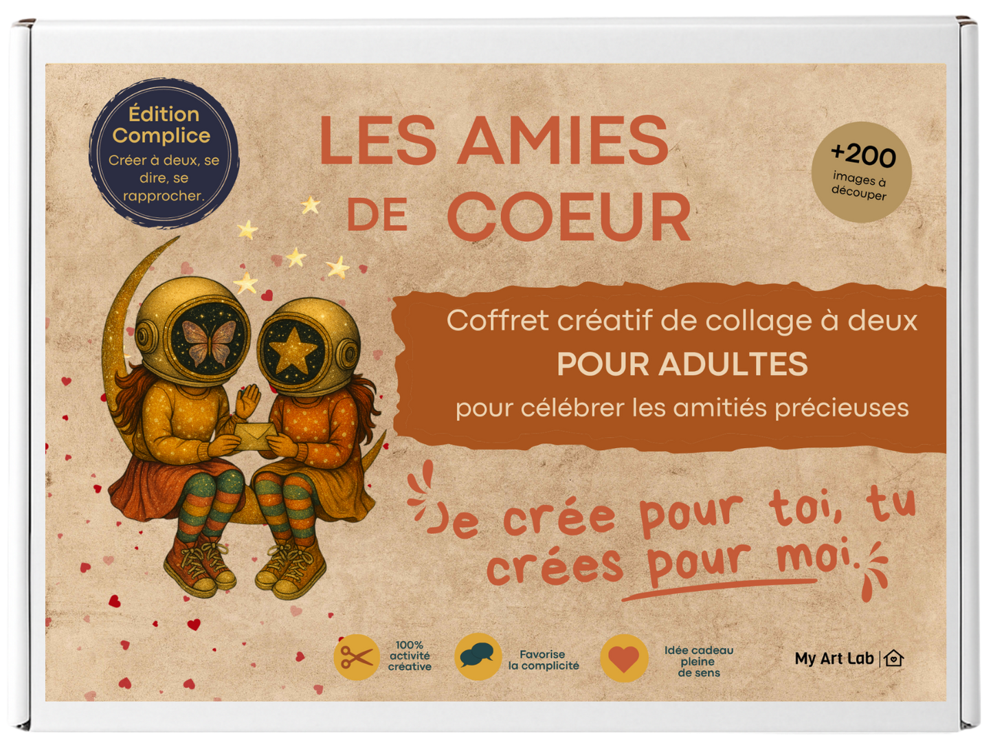 Les Amies de Cœur – Coffret créatif à deux (Édition Complice)