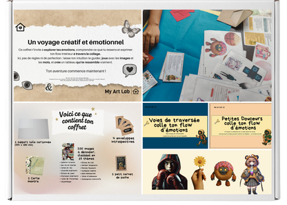 Colle ton Flow d’Émotions – Coffret créatif ados (11–14 ans)