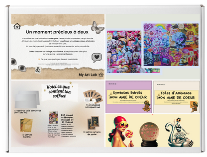 Les Amies de Cœur – Coffret créatif à deux (Édition Complice)
