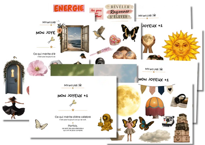 Planches images Pochette Rituel anniversaire créatif et introspectif MY ART LAB