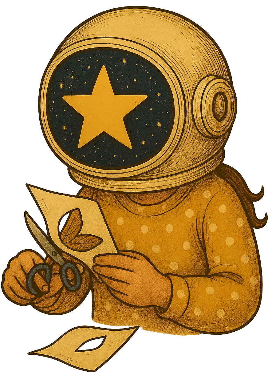 Expérience créative et sensorielle avec collage intuitif et manipulation d’images pour se reconnecter à soi