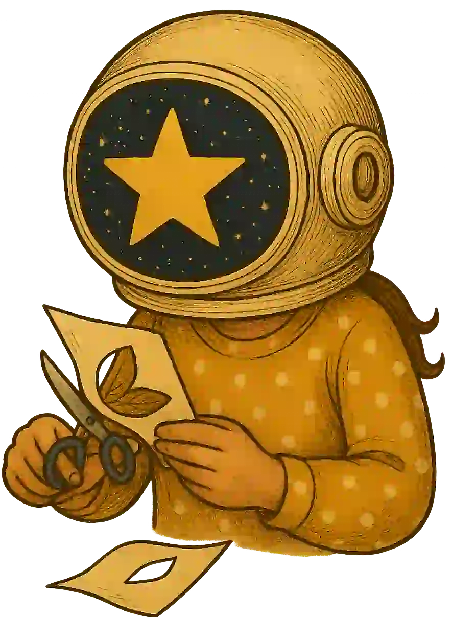 Expérience créative et sensorielle avec collage intuitif et manipulation d’images pour se reconnecter à soi