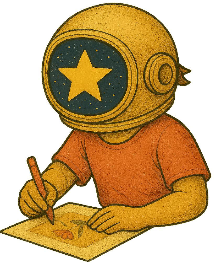 Processus d’introspection douce à travers des questions guidées et des images symboliques en collage