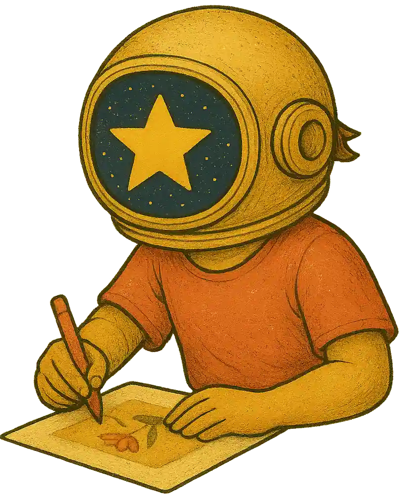 Processus d’introspection douce à travers des questions guidées et des images symboliques en collage