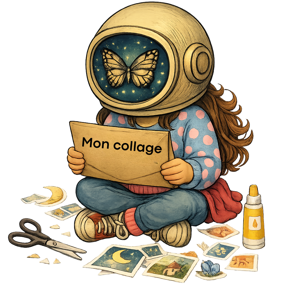 personnage assis avec enveloppe