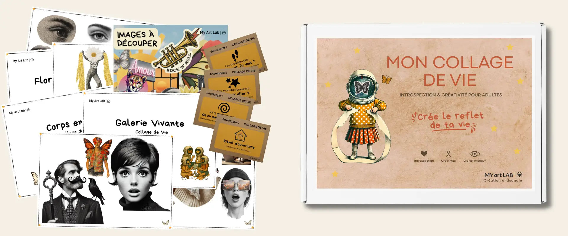 Collage introspectif My Art Lab – créativité et développement personnel par l’image