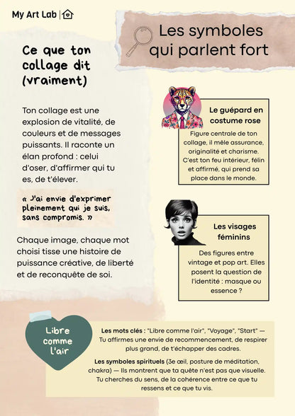 ce que ton collage dit